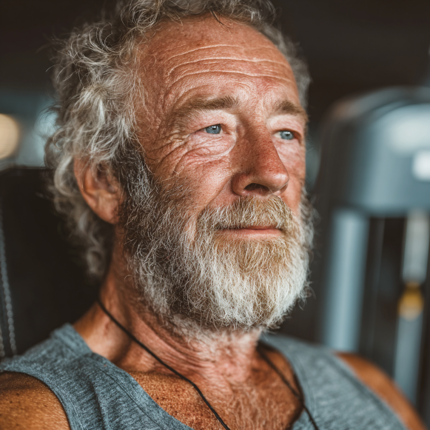 Активні літні люди на занятті